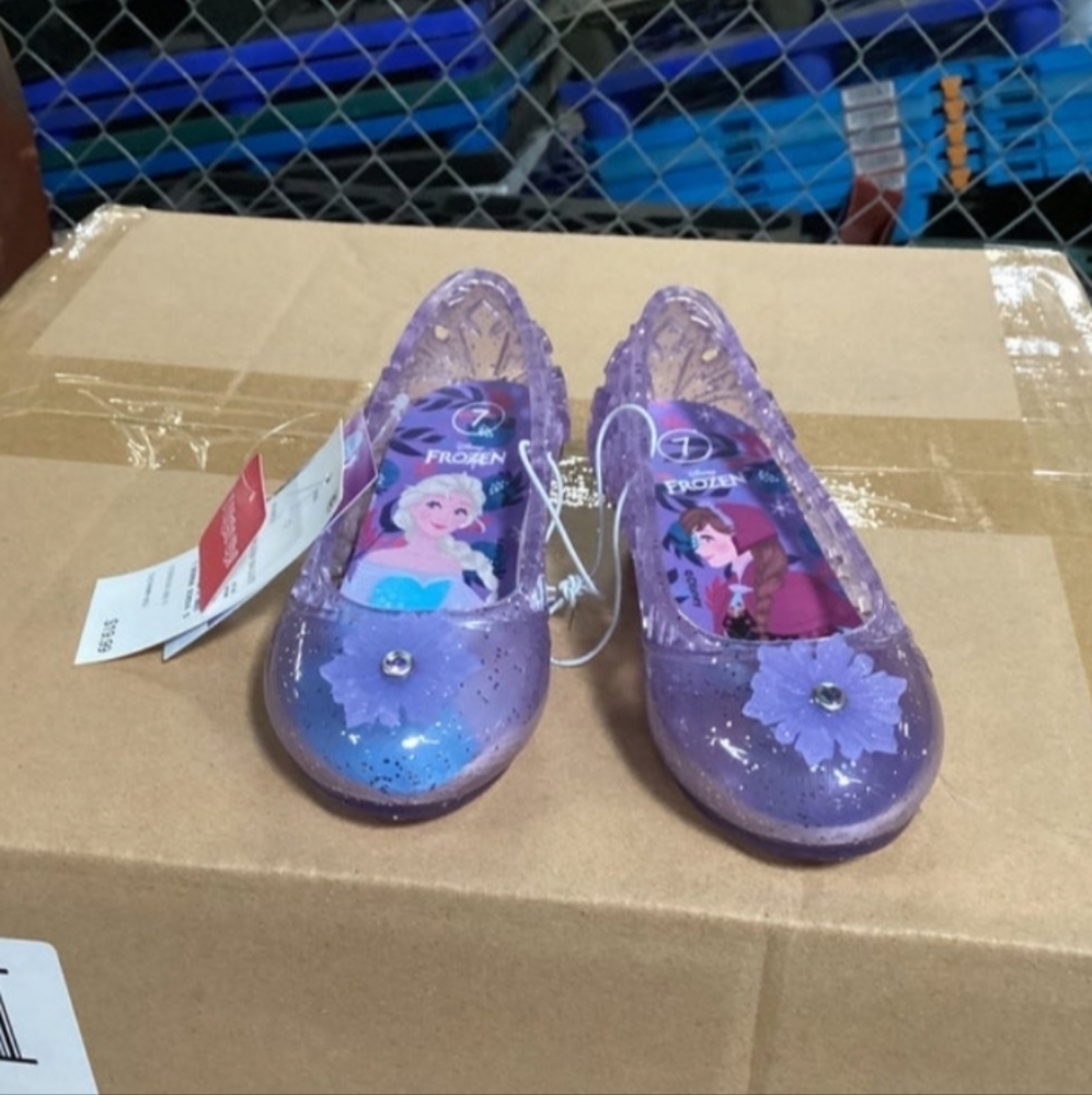 Disney Frozen Girls Jelly Heels New With Tags